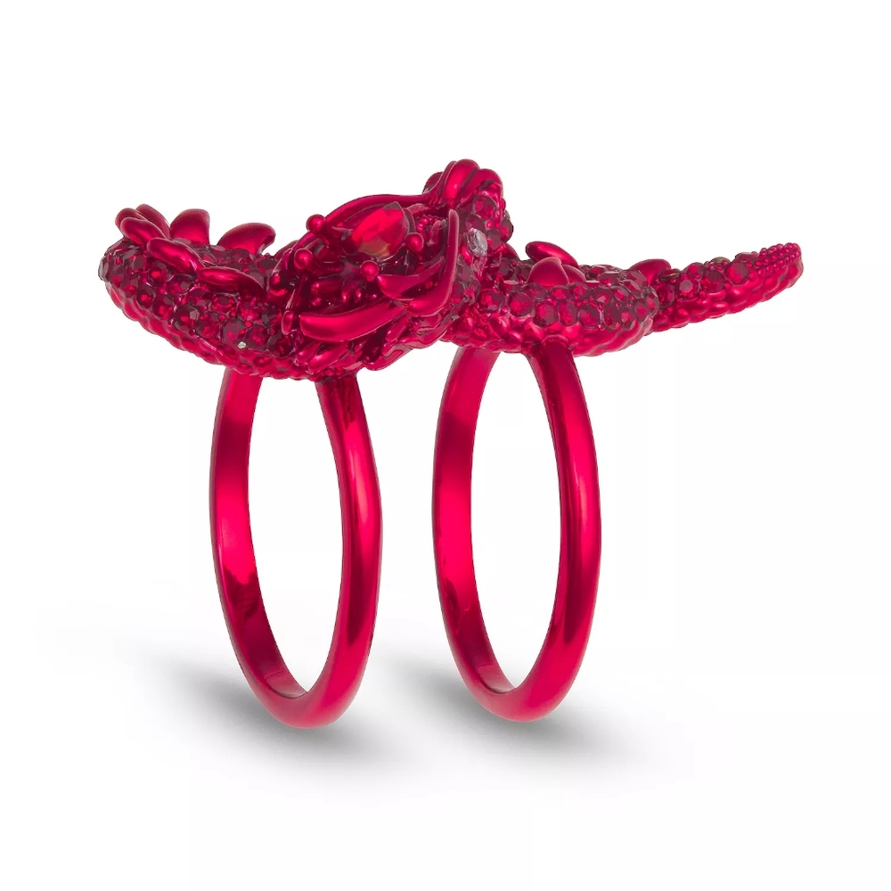 Simply Vera Vera Wang Red Tone Dragon Ring - Picture 3 of 4